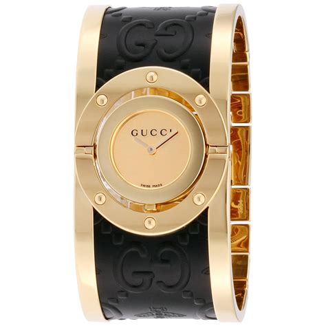 gucci diamond watch ladies|gucci gold bangle watches ladies.